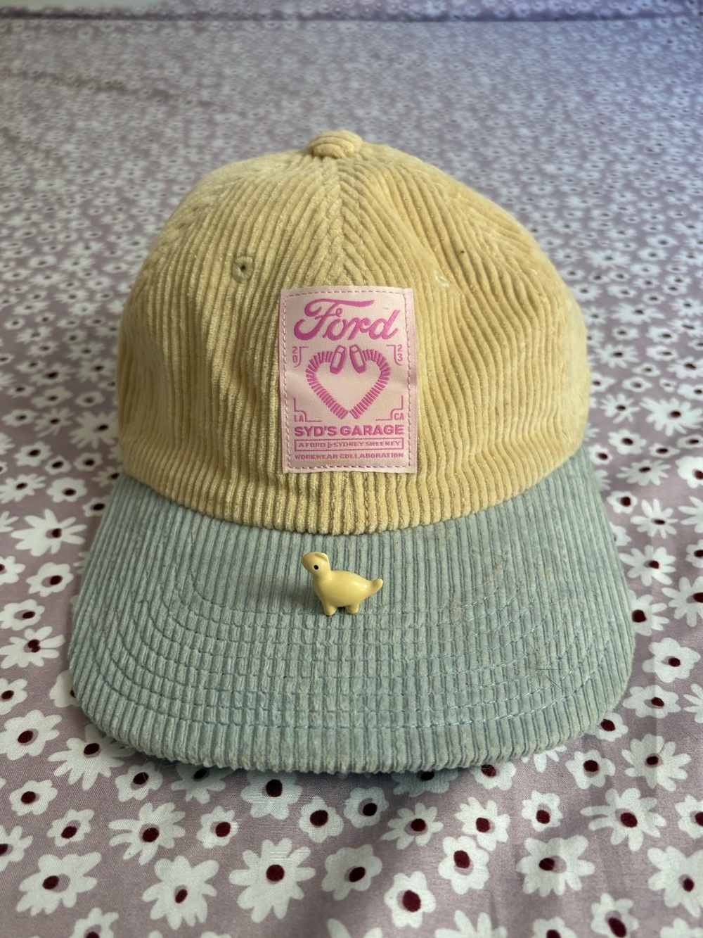 Syd’s Garage Ford Cream, Blue, and Pink Cap